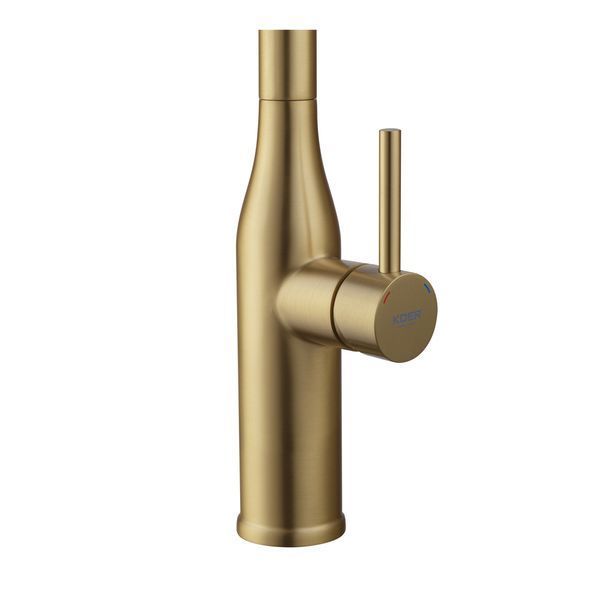 Смеситель для кухни Koer KI-70004-12 с выдвижным изливом (нерж. сталь) (KR5004) KR5004 фото