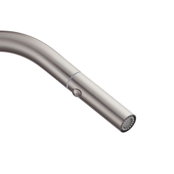 Кухонный смеситель с выдвижным изливом KOER KI-70004-07 (нерж. сталь) (KR3387) KR3387 фото