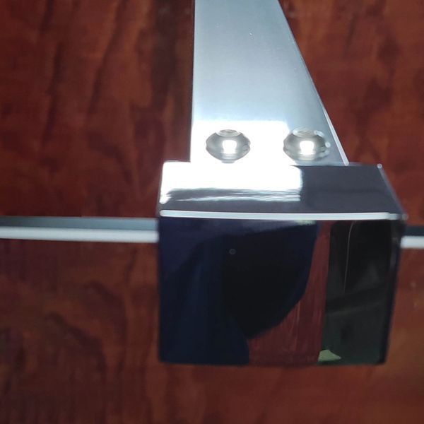 Душевая перегородка Koer SR SP03-120x200-TR-01 Walk-In прозрачное стекло Easy Clean 8мм, хром (KR5398) KR5398 фото