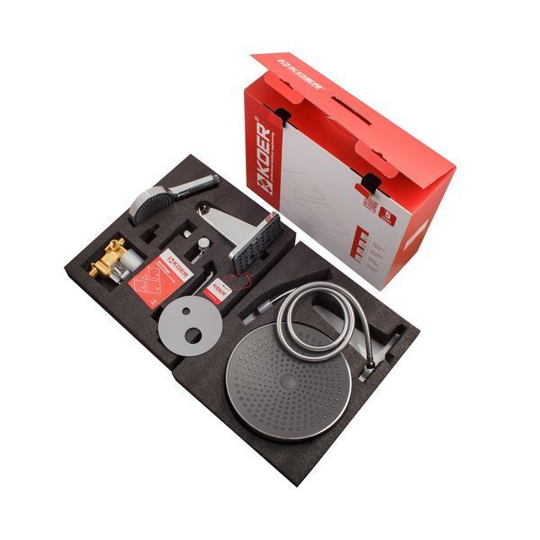 Вбудована душова система Koer KB-66029-01 3 функції, колір хром (KR5483) KR5483 фото