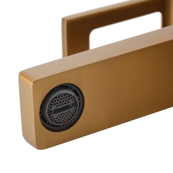 Смеситель для умывальника Haiba KANT 001 BRUSHED GOLD (HB9605) HB9605 фото