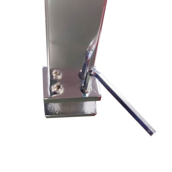 Душевая перегородка Koer SR SP03-120x200-TR-01 Walk-In прозрачное стекло Easy Clean 8мм, хром (KR5398) KR5398 фото