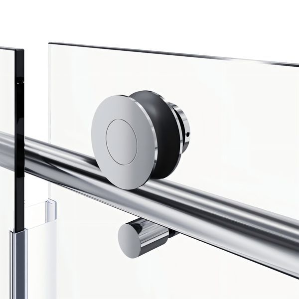 Душевая кабина без поддона Koer SR SC07-120x90x200-TR-01 прозрачное стекло Easy Clean 8мм, хром (KR5370) KR5370 фото