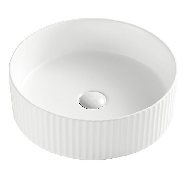 Умивальник накладний керамічний Mixxus Premium Wave-0101 400x400x125mm (MP6491) MP6491 фото