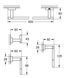 Набор аксессуаров 4 в 1 Grohe Essentials Cube New (40778001) 40778001 фото 2