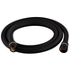 Шланг для душу Zerix Black.F03 150 см силіконовий (колір чорний) (ZX5566) ZX5566 фото 1