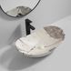 Раковина накладна MIXXUS PREMIUM WAVE-0106 MARBLE 620х360х160mm (MP6560) MP6560 фото 6