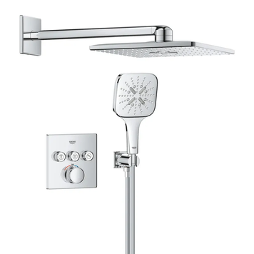 Прихована душова система з RSH SmartActive 310 Cube Grohe Grohtherm SmartControl (1039980000) 1039980000 фото