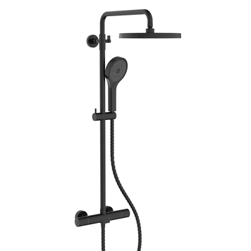 Душевая колонна с термостатическим смесителем Koer KB-55013-05 (Цвет черный) (KR4731) KR4731 фото