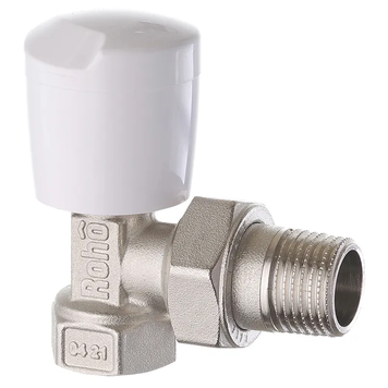 Кран радиаторный Roho R5550-050 - 1/2" угловой (RO0128) RO0128 фото