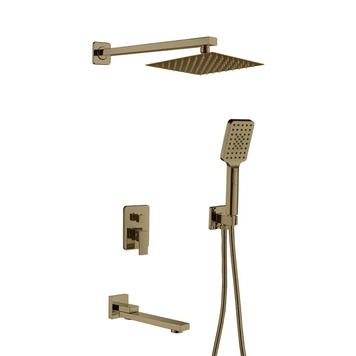 Встраиваемая душевая система Haiba KUBUS 009 (INNER) BRUSHED GOLD (HB9629) HB9629 фото