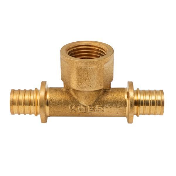 Тройник переходный с ВР Koer KA.T16-06F-16 - 16(2.2mm) x 1/2"F x 16(2.2mm) (KR4894) KR4894 фото