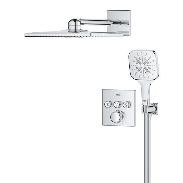 Скрытая душевая система с RSH SmartActive 310 Cube Grohe Grohtherm SmartControl (1039980000) 1039980000 фото