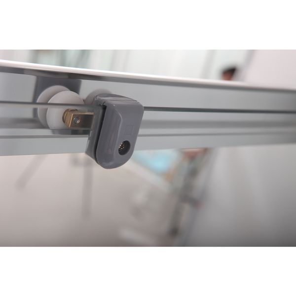 Душевая кабина с низким поддоном MIXXUS HARD SCT01-100x80x198-TR CHROME прозрачное стекло 5мм NEW (в 2 ящ) (MI8367) MI8367 фото
