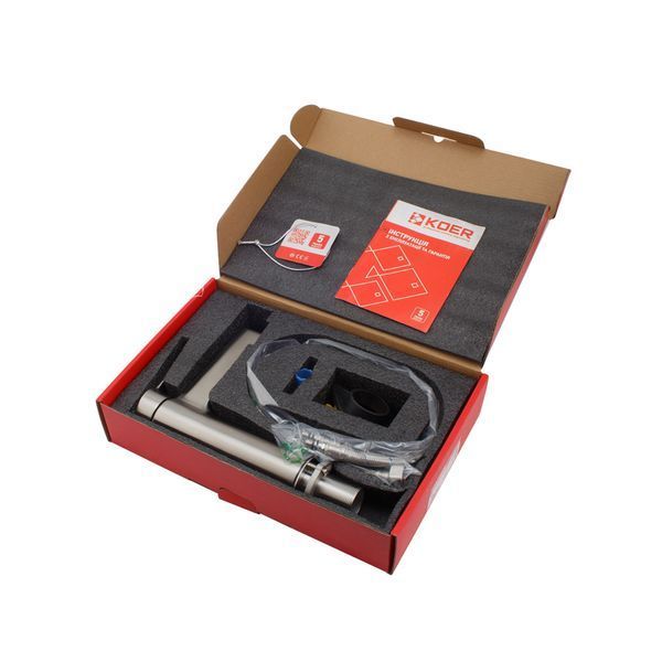 Смеситель для умывальника Koer KI-10016-02 (из нерж. стали) (Цвет нерж) (KR4789) KR4789 фото