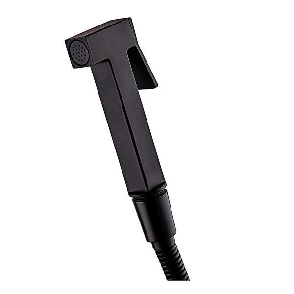 Змішувач для гігієнічного душу Zerix LEB9-123 Black (з лійкою) (кол. чорний) (ZX5572) ZX5572 фото