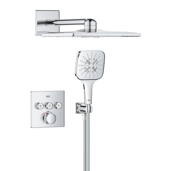 Скрытая душевая система с RSH SmartActive 310 Cube Grohe Grohtherm SmartControl (1039980000) 1039980000 фото