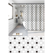 Шторка для ванной Zerix SCP-018-180x200 из PEVA (полиэтиленвинилацетата) (Узор "Круги") (ZX6091) ZX6091 фото 1