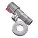 Кран для подключения сантехприборов Mixxus VAL-02-1/2x1/2 с нерж.ст. SUS304 (крас.)(УП.БЛИСТЕР) (MI6118) MI6118 фото 2