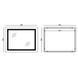 Зеркало Mixxus LIGHT MR01-90x70 с Led Touch, Anti-fog, димером, регулятором яркости, часами (MI5999) MI5999 фото 9