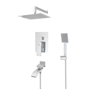 Встраиваемая душевая система со смесителем Koer KB-66007-01 (Цвет хром) (KR3464) KR3464 фото