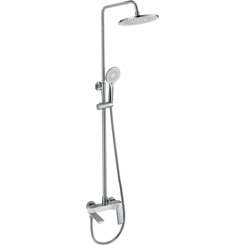 Душова колона Mixxus Premium DERBY 009-J WHITE-CHROME зі змішувачем (MI6616) MI6616 фото