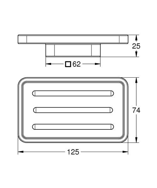 Мильниця Grohe Selection Cube (40806000) 40806000 фото