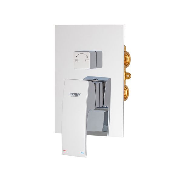 Встраиваемая душевая система со смесителем Koer KB-66007-01 (Цвет хром) (KR3464) KR3464 фото