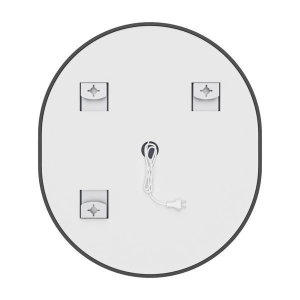 Зеркало Mixxus Premium ELLIPSE MV05-80x70-Reverse BLACK с Led Touch, Anti-fog, димером (3-6,5kK) (MP6646) MP6646 фото