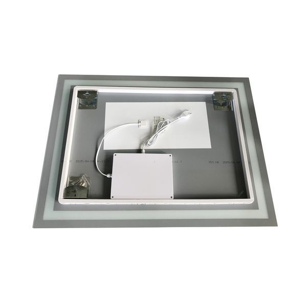 Зеркало Zerix Kubix MR03-80x60-REVERSE с LED Touch, Anti-fog, димером, регулятором яркости (ZX6053) ZX6053 фото