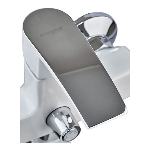 Смеситель для ванной Mixxus Magnum 006 (Euro) White-Chrome (MI6202) MI6202 фото
