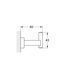 Гачок для халату Grohe Essentials Cube New (40511001) 40511001 фото 2