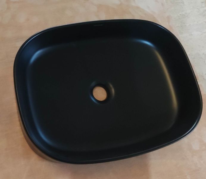 Раковина накладная Mixxus Premium BEVEL-0103 BLACK 510х370х120mm (MP6520) MP6520 фото