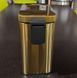 Відро для сміття з плавним закриттям прямокутне Mixxus Premium Quadro-TC0105 Brushed Gold 5 л (колір матове золото) (MI8394) MI8394 фото 5