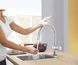 Сенсорний змішувач для кухні з висувним виливом Grohe Minta Touch (31358DC2) 31358DC2 фото 2