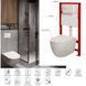 Комплект: Mixxus Premium Ellipse-SET-2101 (в 2 ящ) Унитаз система смыва Tornado 3.0+ Инсталляция Koer KT-0404 + панель KT-0604-03 White (MP6667) MP6667 фото 16