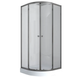Душевая кабина с низким поддоном Mixxus PLAIN SCT02-90x90x195-TR GRAPHITE прозрачное стекло 4мм (MI6901) MI6901 фото 1