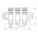 Коллектор вентильный с фитингом Koer KR.1123-2 3/4&rdquo;x2 ways (KR2829) KR2829 фото 2