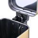 Відро для сміття з плавним закриттям прямокутне Mixxus Premium Quadro-TC0105 Brushed Gold 5 л (колір матове золото) (MI8394) MI8394 фото 27