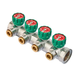 Коллектор вентильный с адаптером Koer KR.1127-4 - 1"x4 - 3/4 Ways (евроконус-плоскость) (KR4948) KR4948 фото 1