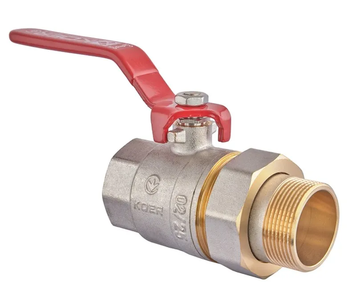 Кран з американкою 1-1/4" ручка ВАЖІЛЬ (Koer KR.229) (KR0150) KR0150 фото