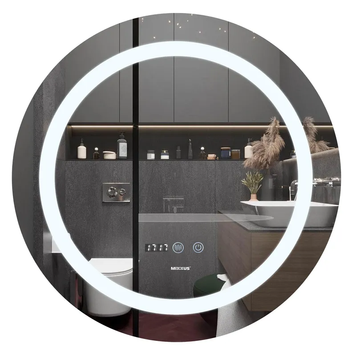 Дзеркало Mixxus PLAIN MC02-60-CASE з Led Touch, Anti-fog, димером, регулятором яскравості, годинником (MI6661) MI6661 фото