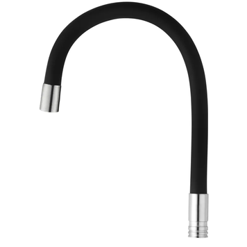 Вилив для змішувача гнучкий Mixxus SPO-06.SUS Refl.Black (MI6066) MI6066 фото