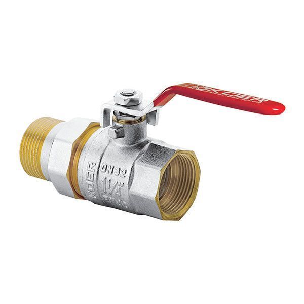Кран з американкою 1-1/4" ручка ВАЖІЛЬ (Koer KR.229) (KR0150) KR0150 фото