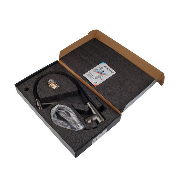 Смеситель для кухни Mixxus Premium ROSSI 017 GRAPHITE (MI6829) MI6829 фото