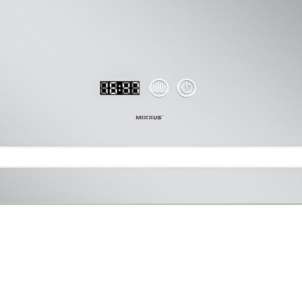 Зеркало Mixxus Premium FLASH MR21-70x90 с Led Touch, Anti-fog, димером, регулятором яркости, часами (MP6618) MP6618 фото