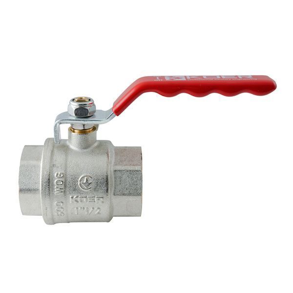 Кран шаровой ГГВ Koer Extreme KE.214-40 - 1 1/2" FF ручка "рычаг" красная (KR5748) KR5748 фото