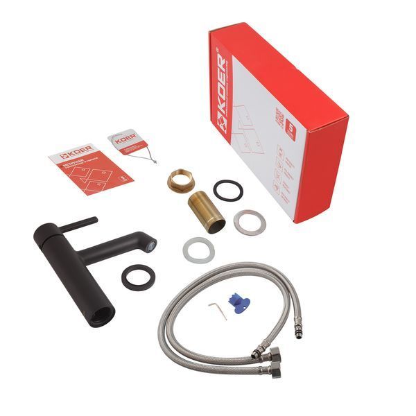 Смеситель для умывальника Koer KB-10029-05 Цвет черный (KR5487) KR5487 фото