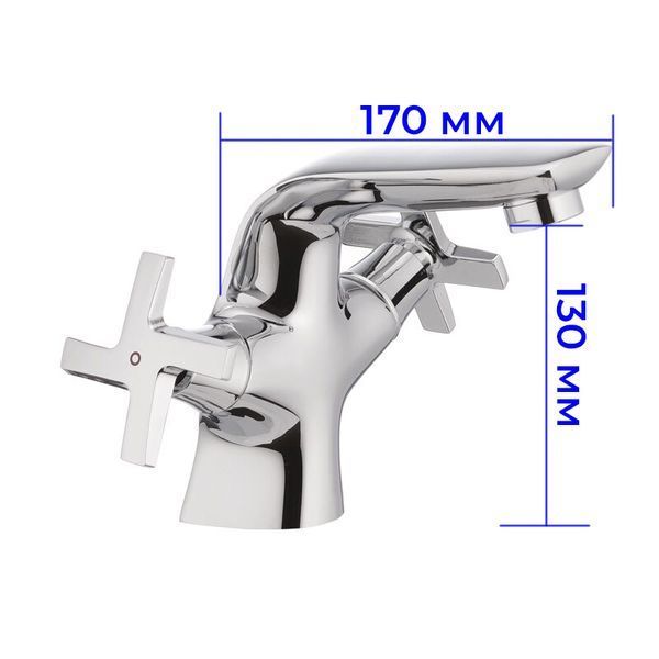 Смеситель для умывальника Mixxus Premium GALAXY 161 (MI0620) MI0620 фото