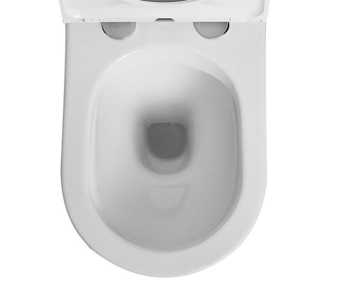 Чаша унітазу-компакту Mixxus Premium Bevel-0402-R Bowl 670х390х880 Rimless без сидіння (MI8354) MI8354 фото